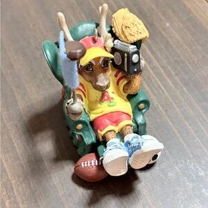 Colorful Deer Figurine with Camera